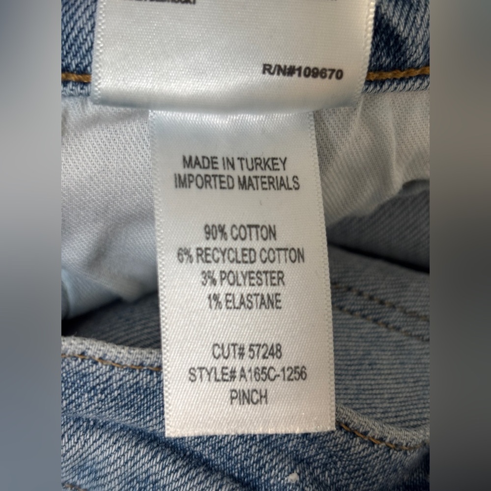 Agolde High Rise Light Blue Jeans - Picture 3 of 6
